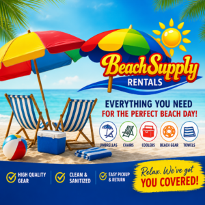 Beach Supplies & Beach Equipment Rentals